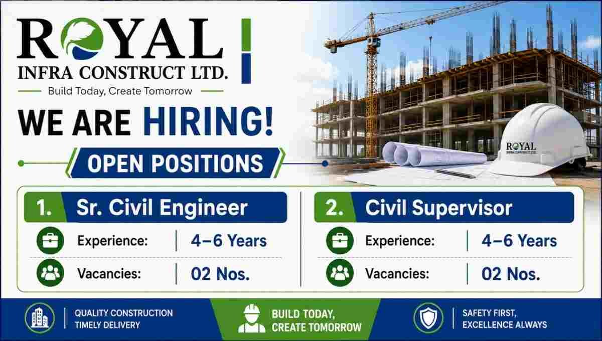 Royal Construction Recruitment 2026