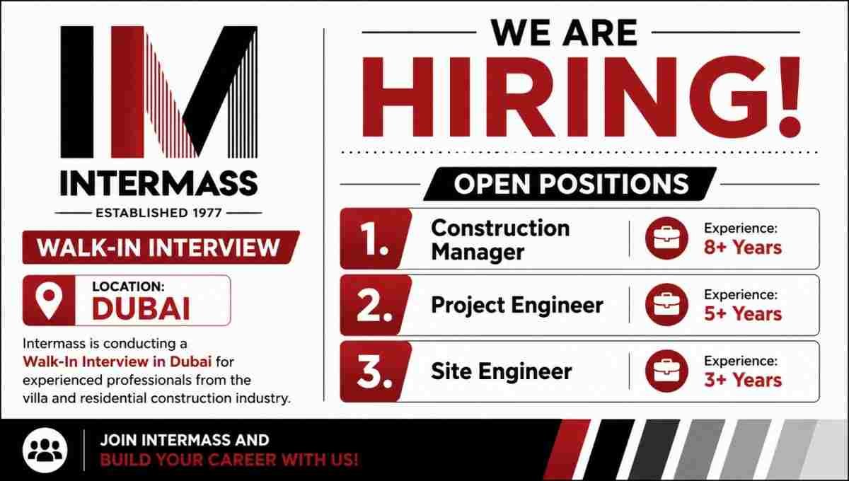 Intermass Walk-in Interview 2026
