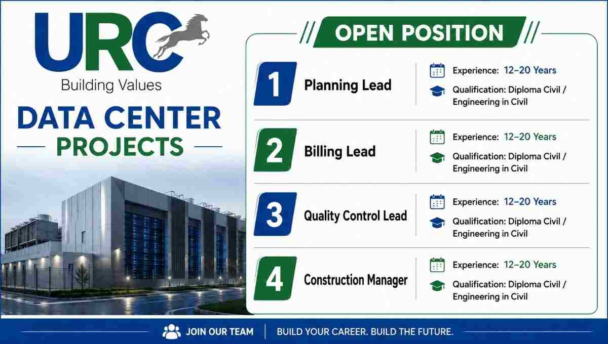 URC Construction Recruitment 2026