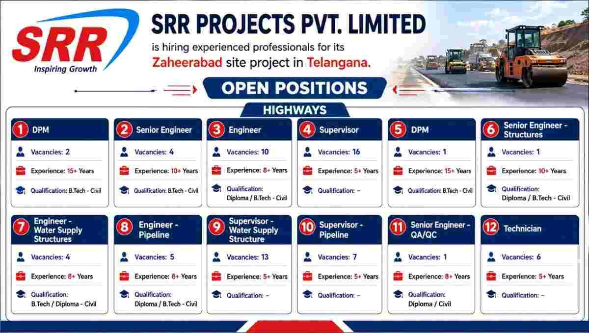 SRR Projects Recruitment 2026