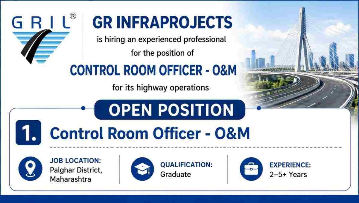 GR Infraprojects Recruitment 2026