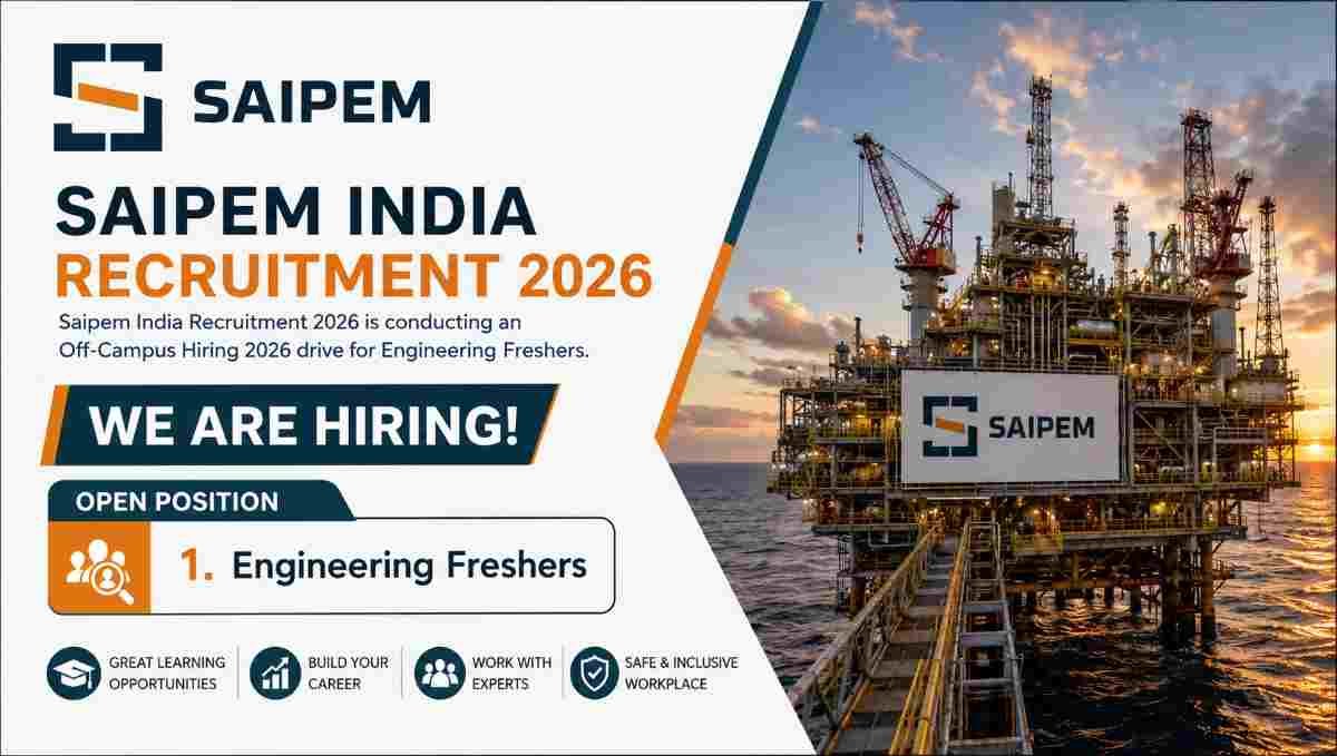 Saipem India Recruitment 2026