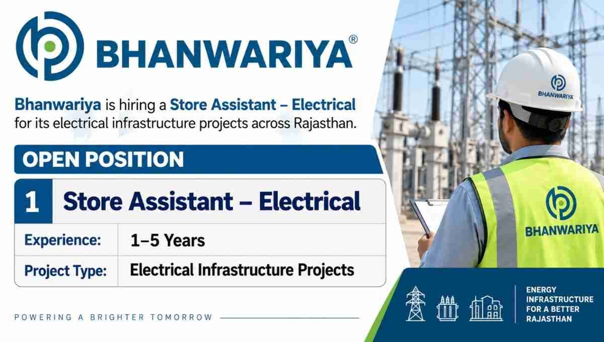Bhanwariya Recruitment 2026 | Electrical Infrastructure Projects