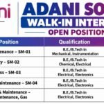 Adani Solar Walk-in Interview 2026 – Solar Manufacturing Jobs