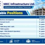 MKC Infrastructure Recruitment 2026 | Urgent Hiring for Infrastructure Projects Across India